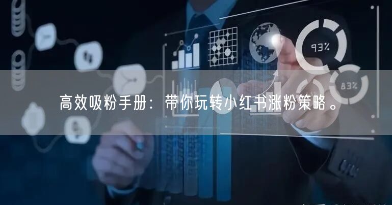 高效吸粉手册:带你玩转小红书涨粉策略。